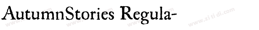 AutumnStories Regula字体转换